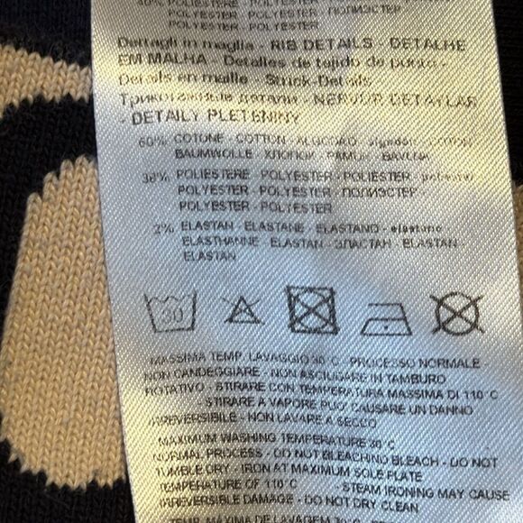 Armani‎ Exchange A|X Logo Sweatshirt Blue Crewneck Pullover Cotton Blend Medium - Picture 9 of 9